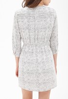 Thumbnail for your product : Forever 21 Contemporary Abstract Chevron Henley Dress
