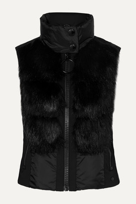 Goldbergh Adda Faux Fur-paneled Quilted Down Vest