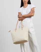Thumbnail for your product : Dorothy Perkins Women's White Tote Bags - Beach Shopper Bag - Size One Size at The Iconic