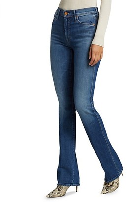 Mother Double Insider High-Rise Bootcut Jeans