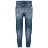 Thumbnail for your product : GUESS GuessGirls Blue Distressed Denim Jeans With Pearls