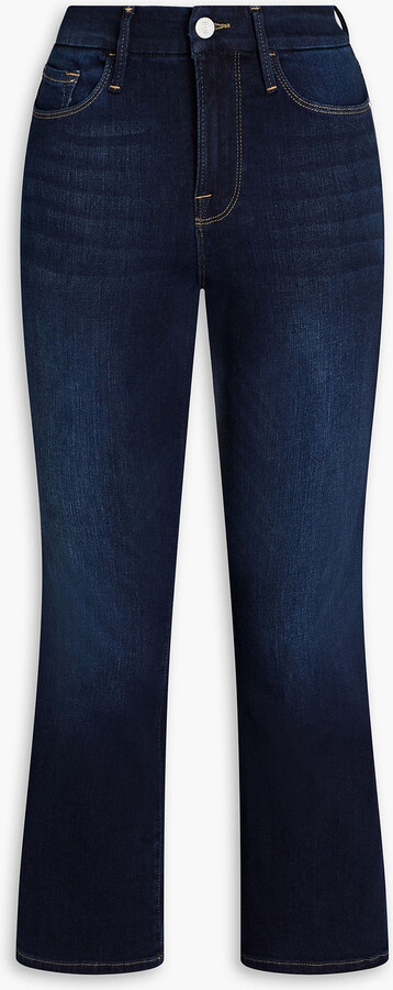 Frame Le Crop Mini Boot cropped high-rise bootcut jeans