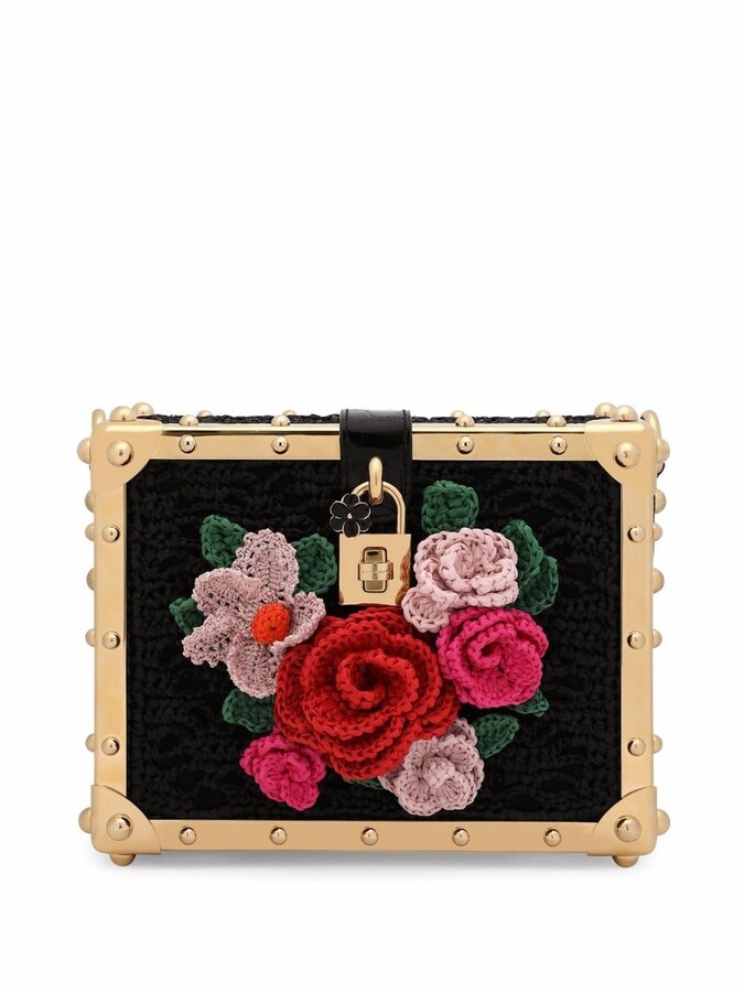 Dolce & Gabbana My Heart Crochet Bag in Red