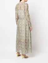 Thumbnail for your product : Black Coral Gloria paisley-print long dress