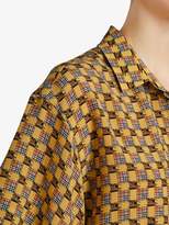 Thumbnail for your product : Burberry Short-sleeve Equestrian Check Cotton Shirt
