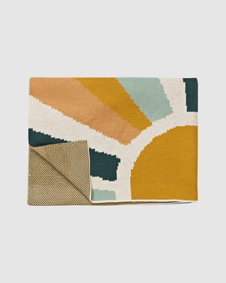 Goldie & Ace Sunrise Knit Baby Blanket - Babies
