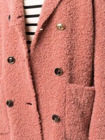 Thumbnail for your product : Alysi Fringed Double-Breasted Coat