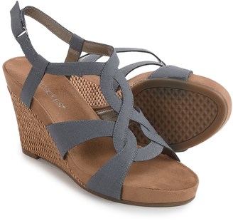 Aerosoles Fabuplush Wedge Sandals - Vegan Leather (For Women)