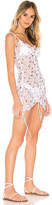 Thumbnail for your product : For Love & Lemons Linda Rouched Coverup