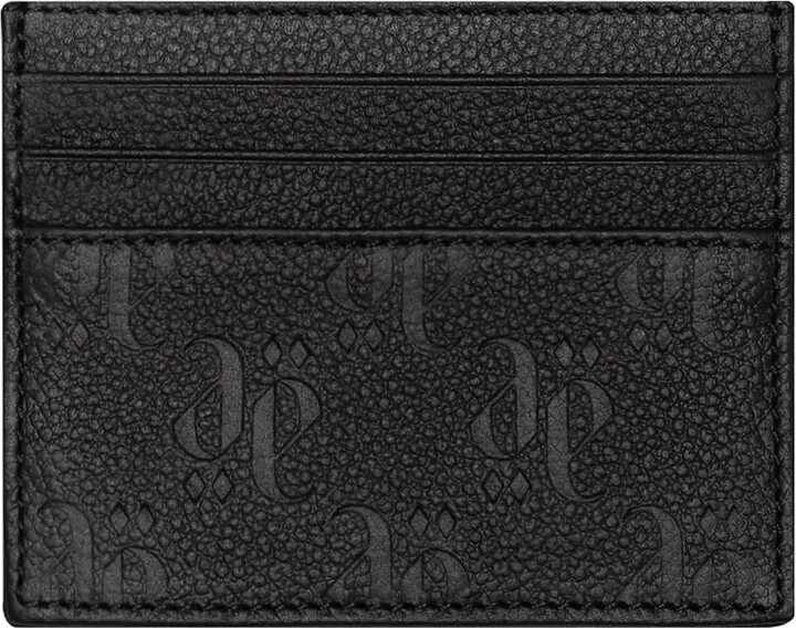 PLACE OF ËLMS Logo-Embossed Leather Cardholder