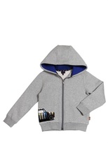 Thumbnail for your product : Paul Smith Hooded Zip Cotton Sweatshirt