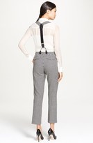 Thumbnail for your product : Rachel Zoe 'Scout' Houndstooth Suspender Pants
