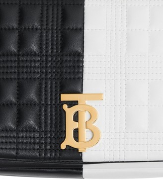 Burberry Small Quilted Two-Tone Cross Body Bag
