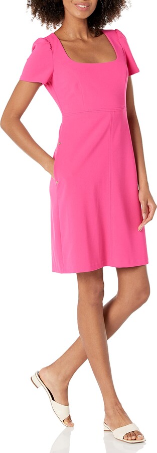 Tommy Hilfiger Flared Women's Pink Dresses | ShopStyle