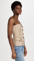 Thumbnail for your product : Marissa Webb Oakley Canvas Lace Up Corset Top