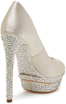 Thumbnail for your product : Brian Atwood Formella Crystal Peep Toe Pump