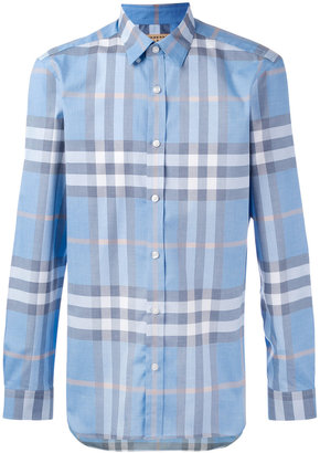 Burberry checked shirt - men - Cotton - XL