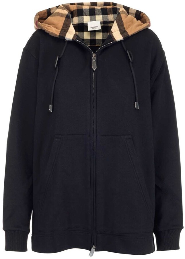 Burberry Check Hoodie | Shop the world's largest collection of 
