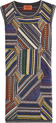 Missoni Knit Sleeveless Dress with Metallic Thread