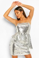 Thumbnail for your product : boohoo Shiny Sequin A Line Mini