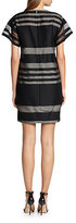 Thumbnail for your product : Piazza Sempione Sheer-Stripe Dress