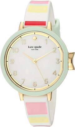 Kate Spade Women's 'Park Row' Quartz Stainless Steel and Silicone Casual WatchMulti Color (Model: KSW1410)