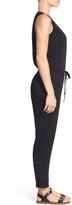 Thumbnail for your product : Caslon Sleeveless Woven Drawstring Waist Jumpsuit