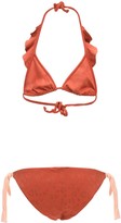 Thumbnail for your product : Albertine Dune Leopard Ruffled Bikini Set