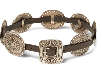 Ralph Lauren Leather Concho Belt - ShopStyle