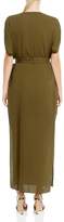 Thumbnail for your product : Halston V-Neck Belted Maxi Dress