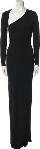 Alex Perry One-Shoulder Long Dress