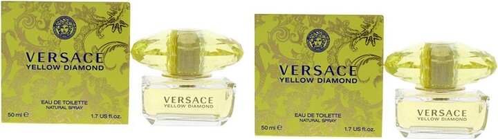 Versace Women's 1.7Oz Yellow Diamond Edt Pack Of 2