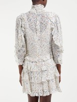 Thumbnail for your product : Rebecca Taylor Vivianna Floral-print Silk-blend Dress - White Print