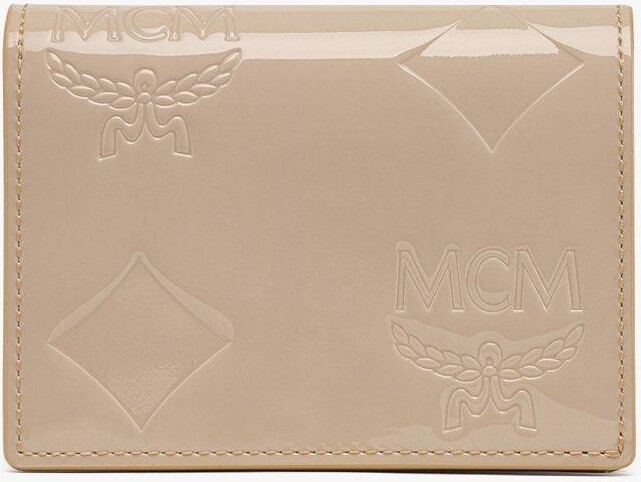 MCM Aren Flap Trifold Mini Wallet