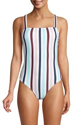 shoshanna high neck one piece