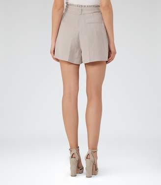 Reiss Tamson Linen-Blend Shorts