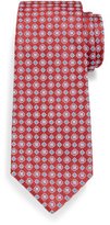 Thumbnail for your product : Kiton Neat Woven Flower Silk Tie, Red