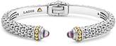 Thumbnail for your product : Lagos 18K Gold and Sterling Silver Caviar Color Amethyst Cuff, 8mm