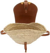 Thumbnail for your product : Chloé Beige Raffia Small Marcie Basket Bag