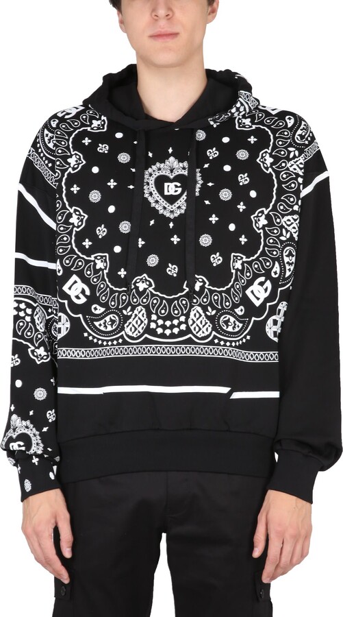 Dolce & Gabbana Sweatshirt With Bandana Print - ShopStyle