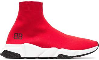 Balenciaga Red Speed Low sneakers