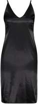 Thumbnail for your product : boohoo Tall Side Split Satin Mini Slip Dress