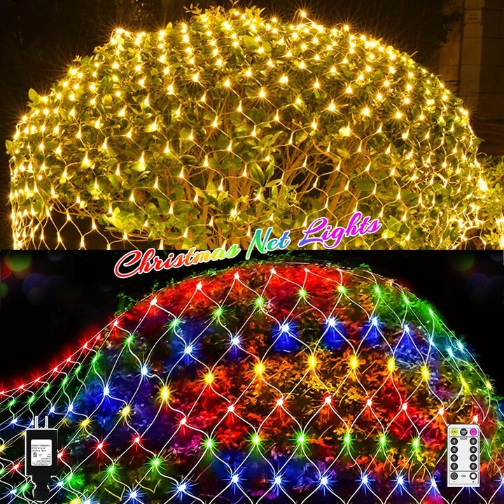 Vohuf Deck The Halls with Our 200 LED Outdoor Christmas net Lights (6