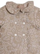 Thumbnail for your product : La Stupenderia Brocade Padded Double Breasted Coat