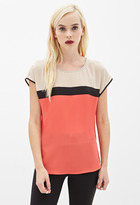 Thumbnail for your product : Forever 21 Colorblocked Woven Top