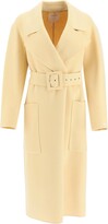 Thumbnail for your product : Sportmax 'bimba' Virgin Wool Belted Coat