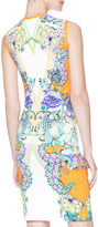 Thumbnail for your product : Roberto Cavalli Printed Round-Neck Sheath Dress