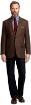 Thumbnail for your product : Brooks Brothers Madison Fit Brown Twill Sport Coat