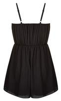Thumbnail for your product : City Chic Citychic Side Tie Playsuit - Black