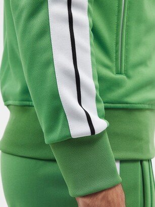 Palm Angels Logo-print Jersey Track Jacket - Green